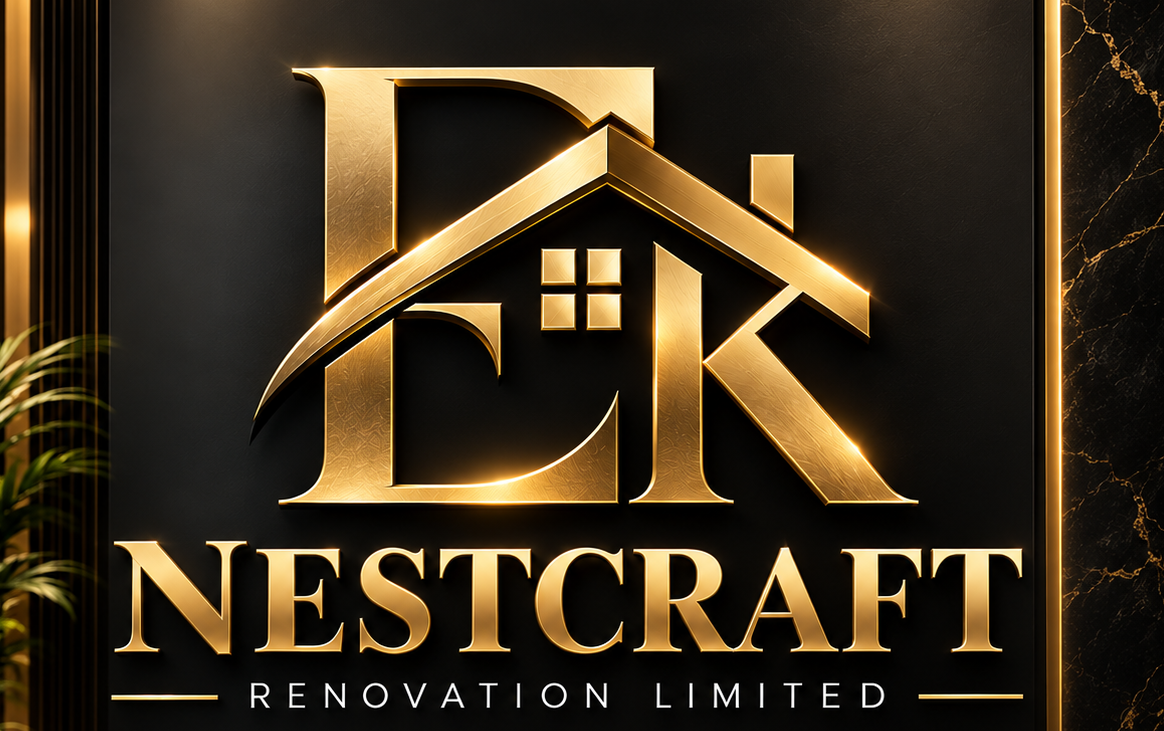 EK NestCraft Renovation Limited logo lockup